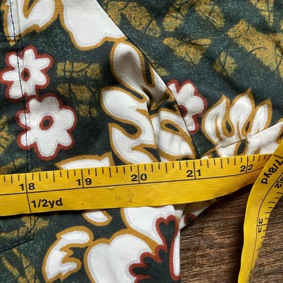 Styled by RJC Vintage authentic Hawaiian shirt mens sz L green luau vacation EUC - Picture 9 of 11